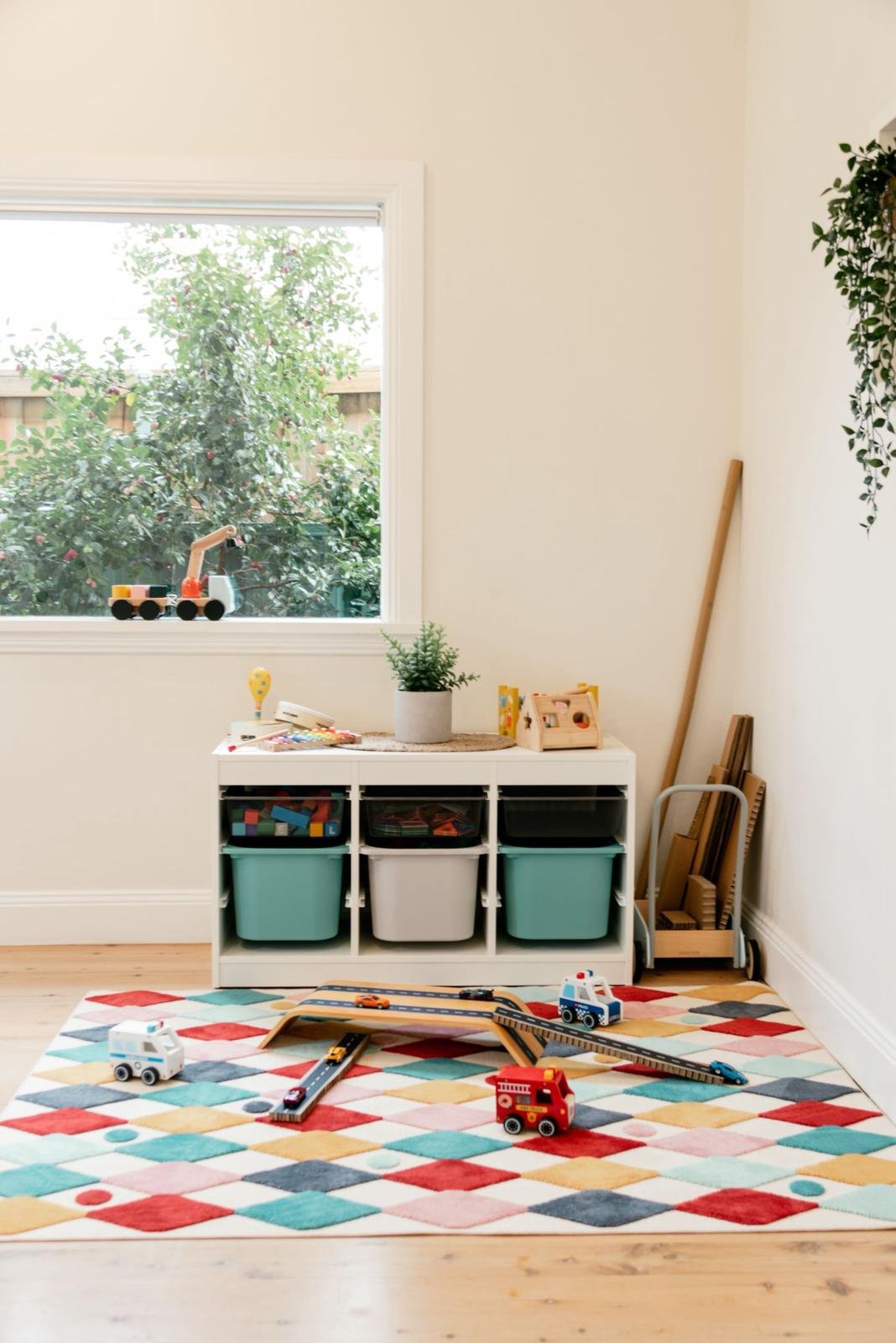 Children playing with balls